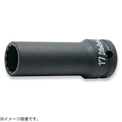 山下工業研究所 14306M-27 1/2インチ(12.7mm) インパクト12角ディープソケット(薄肉) 27mm 14306M27
