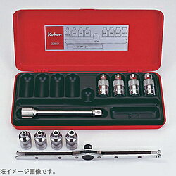 Rakuten - 山下工業研究所 3215M 3/8インチ(9.5mm) ソケットセット 7pc 3215M