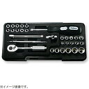 山下工業研究所 P2258M 1/4インチ(6.35mm) ソケットセット 31pc P2258M