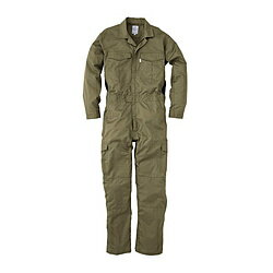 Long-Sleeved - エスケープロダクト シャドーストライプ・サマー長袖ツナギ Sサイズ カーキ GE-527-09-S GE52709S