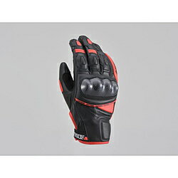 デイトナ HenlyBegins HBG-036 スポーツショートグローブ L ブラック/レッド 15823 15823