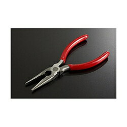 バイクパーツセンター 975066 ストレートノーズプライヤー 全長16.5cm 赤 975066