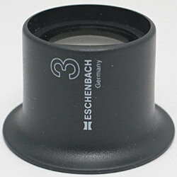 エッシェンバッハ 精密アイルーペ　プラノコンベックスレンズ25mm／3倍　1124-3