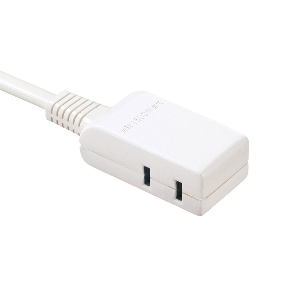 SANWA SUPPLY(サンワサプライ) マイクロタップ　2個口　0.5m　ホワイト TAP-M605W TAPM605W