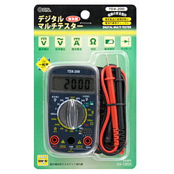 オーム電機 デジタルテスター　TDX-200 TDX200