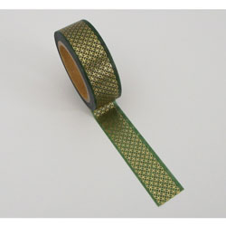 菅公工業 金箔のマスキングテープ 七宝繋 リ173(3)