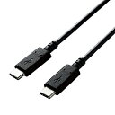 ELECOM(GR) USB-C  USB-CP[u [[d /] /1.5m /USB Power Delivery /60W /USB2.0] ubN U2C-CC15NBK2 U2CCC15NBK2