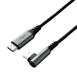 ELECOM(���쥳��) USB-C �� USB-C�����֥� [���� /ž�� /1.5m /USB Power Delivery /60W /USB2.0 /L��] �֥�å� U2C-CCL15NBK U2CCCL15NBK