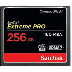 SanDisk(サンディスク) SDCFXPS-256G-J61　CFカード 「エクストリーム プロ」（256GB/防水仕様/最大転送速度160MB/秒) SDCFXPS256GJ61