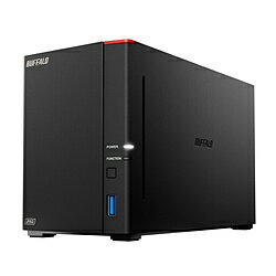 BUFFALO(バッファロー） NAS［8TB搭載 /2ベイ］ LinkStation 2.5GbE搭載 高速モデル ブラック LS720D0802 LS720D0802 振込不可