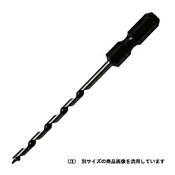 手軽さを求めたインパクトドライバ対応のドリルです。先ネジとケガキ刃を従来ドリルよりも小さくすることで、インパクトドライバ使用時の切削抵抗を抑えてバッテリーが長持ちします。先ネジの回転力を利用してスムーズな穴あけが可能です。仕様●6.35mm六角軸●全長×ネジ丈： 80×45mm材質●軸： 普通鋼●刃： 普通鋼注意事項高速回転（2500回転/分以上）の電動工具は使用しないでください。手軽さを求めたインパクトドライバ対応のドリルです。