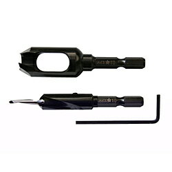 スターエム ハイス皿取錐＆埋木錐セット3.5X10X10MM