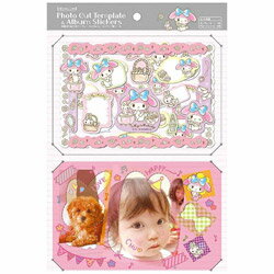 Nakabayashi マイメロディ フォトカットテンプレート付シールセット(マイメロディ)アSFCS26