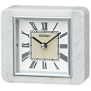 SEIKO 置き時計 白大理石 BZ362W BZ362W
