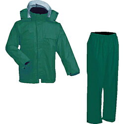 前垣 前垣　AP300PVCレインスーツ　ダークグリーン　LLサイズ AP300 D.GR LL AP300D.GRLL