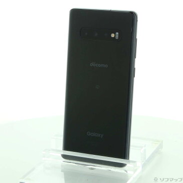 【中古】SAMSUNG(サムスン) GALAXY S10+ 128GB プリズムブラック SC-04L docomoロック解除SIMフリー【291-ud】