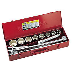 ミトロイ S613M-ISO 3/4インチ ソケットレンチISOメタルケース 13点セット S613MISO