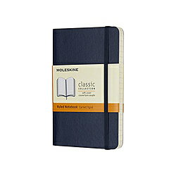 MOLESKINE ノートブック ソフトカバー Pocket クラシック サファイアブルー QP611B20 ［横罫線］ QP611..