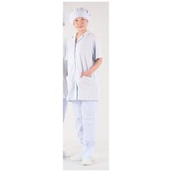 福田商店 テクノファインコート 女子襟有り半袖白衣 NR-432 4L ＜SHK4506＞ SHK4506