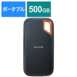 SanDisk(サンディスク) SDSSDE61-500G-J25 外付けSSD USB-C＋USB-A接続 エクストリーム V2 ［ポータブル型 /500GB］ SDSSDE61500GJ25