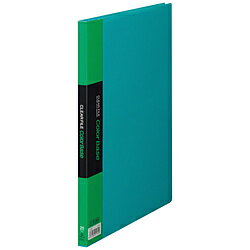 キングジム クリアーファイルカラーベース [A4タテ型・20ポケット]（緑）　132C