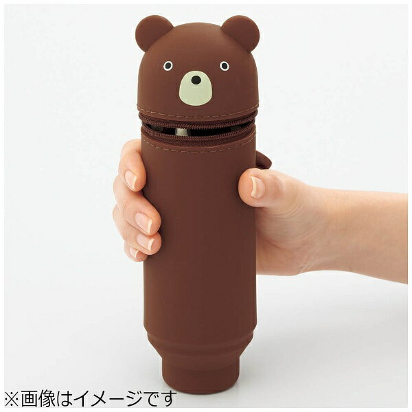 リヒトラブ SMART FIT PuniLabo スタンドペンケース クマ A-7712-1 A77121