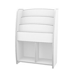 充英アート EVAキッズ　マガジンラック　（幅62.7×奥行30×高さ90cm） JAJAN ホワイト MRJ-63HW MRJ63HW