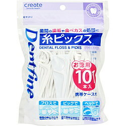 クリエイト デントファイン 糸ピックス 101本入 Dentfine 糸ピックス