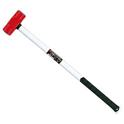 3重構造グラスファイバー柄採用で、耐久性・安全性に優れています。3重構造グラスファイバー柄600mmタイプ採用で耐久性・安全性に優れています。仕様●打撃径： 47mm●全長： 600mm●重量： 2400g材質●機械構造用炭素鋼S53C●グラスファイバー3重構造グラスファイバー柄採用で、耐久性・安全性に優れています。
