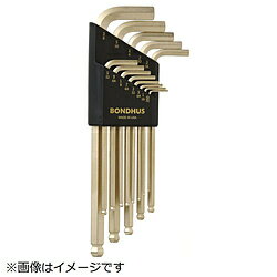 ボンダス ボンダス　ボールポイント・L－レンチ　ロング　インチ　セット13本組（0．050－3／8） BLX13G BLX13G