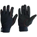 AMAG ユニワールド WORKS HOMME 人工皮革手袋 背抜き ブラック L 3750-BK-L 3750BKL