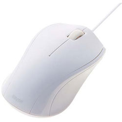楽天ソフマップ楽天市場店Nakabayashi MUS-UKT102W マウス Digio2 ホワイト [BlueLED /3ボタン /USB /有線] MUSUKT102W [ブルーLED方式]