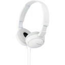 SONY(ソニー) MDR-ZX110 W(ホワイト)【本体200g以下】 密閉型ヘッドホン MDRZX110W