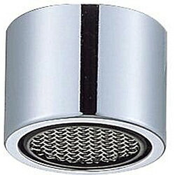 ■整流器から比べて約40％節水できます。■吐水は泡沫状で、水流音を弱めて節水効果もあります。【仕様】・幅（mm）： 25・高さ（mm）： 19・ねじ径： M22×1.25・ねじサイズ： M22×1.25【材質／仕上】・黄銅整流器から比べて約40％節水できます。