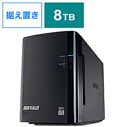 BUFFALO(バッファロー） HD-WL8TU3/R1J  (ミラーリング機能搭載 USB3.0用外付ハードディスク 8TB/2ドライブ) HDWL8TU3R1J