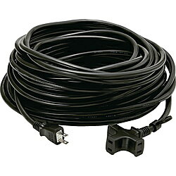 トラスコ中山 TRUSCO 3個口ソフトタイプ延長コード 20m ブラック TKC15-203PSBK TK...