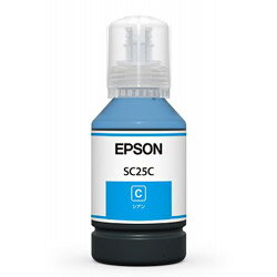 EPSON(エプソン) 【純正】 SC25C 純正プリンターインク インクボトル シアン 140ml SC25C