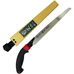 ■替刃式鋸ですので、永く御使い頂き切れ味が落ちてきましたら、替刃（別売り）の交換で切れ味が蘇ります。■交換は工具不要で簡単です。庭木・果樹の剪定用。