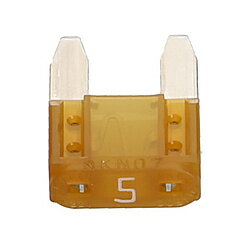 エーモン工業 3675　ミニ平型ヒューズ　5A　（約11×16×4mm）／5個入り 3675 3675