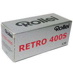 ROLLEI パンクロマティック白黒フィルムROLLEI RETRO400S 120 RR401G