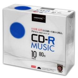 磁気研究所 音楽用 CD-R 48倍速 80分 10枚 【インクジェットプリンタ対応】　TYCR80YMP10SC TYCR80YMP10SC