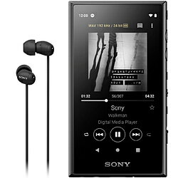 SONY(ソニー) ハイレゾウォークマン　A100シリーズ16GB　ブラック　［ハイレゾ有線イヤホン付属］ NW-A105HN BM NWA105HNBM 【sof001】 [振込不可] [代引不可]