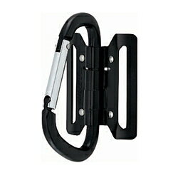 軽さと耐久性があるアルミカラビナ式フックの可動式です。カラビナ部分は可動式で、使用に応じて折りたたむ事ができます。仕様●重量： 100g●色： ブラック軽さと耐久性があるアルミカラビナ式フックの可動式です。