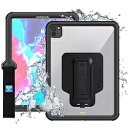 FOX 12.9インチ iPad Pro(第4世代)用 Waterproof Protective Case With New Adaptor And Hand Strap ブラック MXS-A13S MXSA13S
