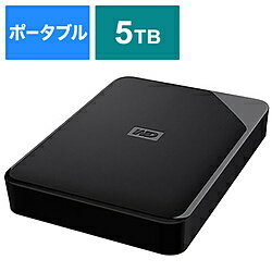 Western Digital WDBJRT0050BBK-JESE 外付けHDD USB-A接続 WD Elements SE Portable 2021年モデル(Windows11対応) ［5TB /ポータブル型］ WDBJRT0050BBKJESE