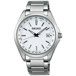 SEIKO SBTM287【ソーラー電波修正】セイコーセレクション（SEIKO SELECTION）ワールドタイム機能つき チタン製ソーラー電波時計 ［正規品］ SBTM287