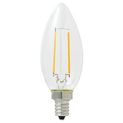 Led Bulb - 東京メタル 25W相当 LEDフィラメント型 シャンデリア電球 口金E12タイプ LDC2LC25WE12T2 ［E12 /25W相当 /電球色］ LDC2LC25WE12T2