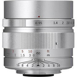 中一光学 カメラレンズ SPEEDMASTER 0.95/35mm II (MFT) SV　マイクロフォーサーズ用 シルバー SPEEDMA..