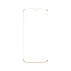 HAMEE iPhone 12/12 Pro専用 iFace Round Edge Tempered Glass Screen Protector ラウンドエッジ強化ガラス 画面保護シート 41-890462 ベージュ