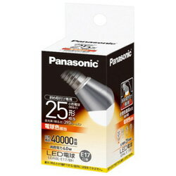 Panasonic(�p�i�\�j�b�N) LDA6L-E17 BH(LED�d�� E17���� ��ʓd���^�C�v �d���F���� 25W�`�����E390lm �΂ߎ�t����p) LDA6LE17BH